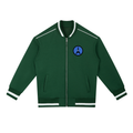 Blouson bomber zippé à passepoils contrastés — 400 GSM