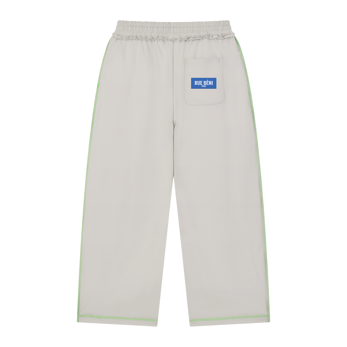 Pantalon ample à surpiqûres et bords francs — 420 GSM