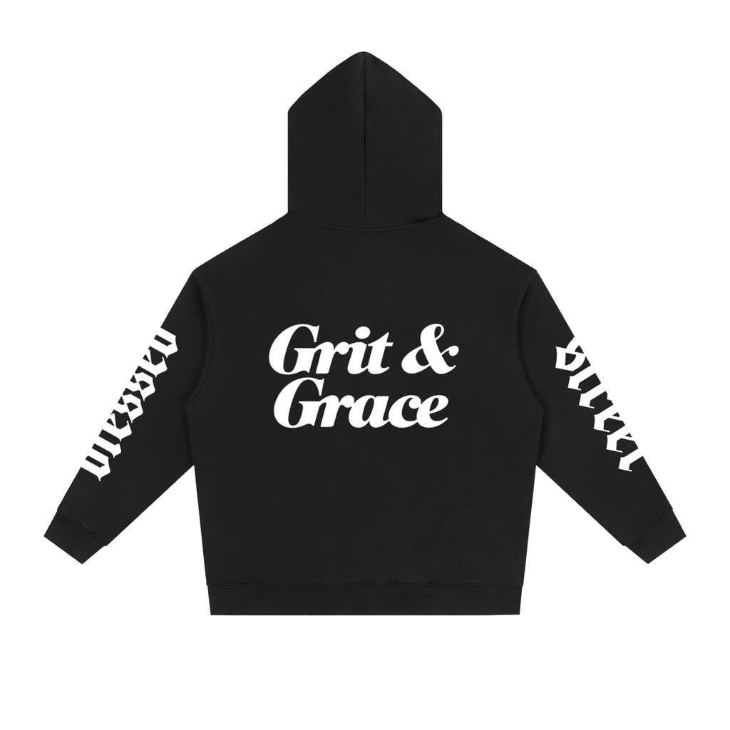 Sweat à capuche Grit & Grace — 380 GSM