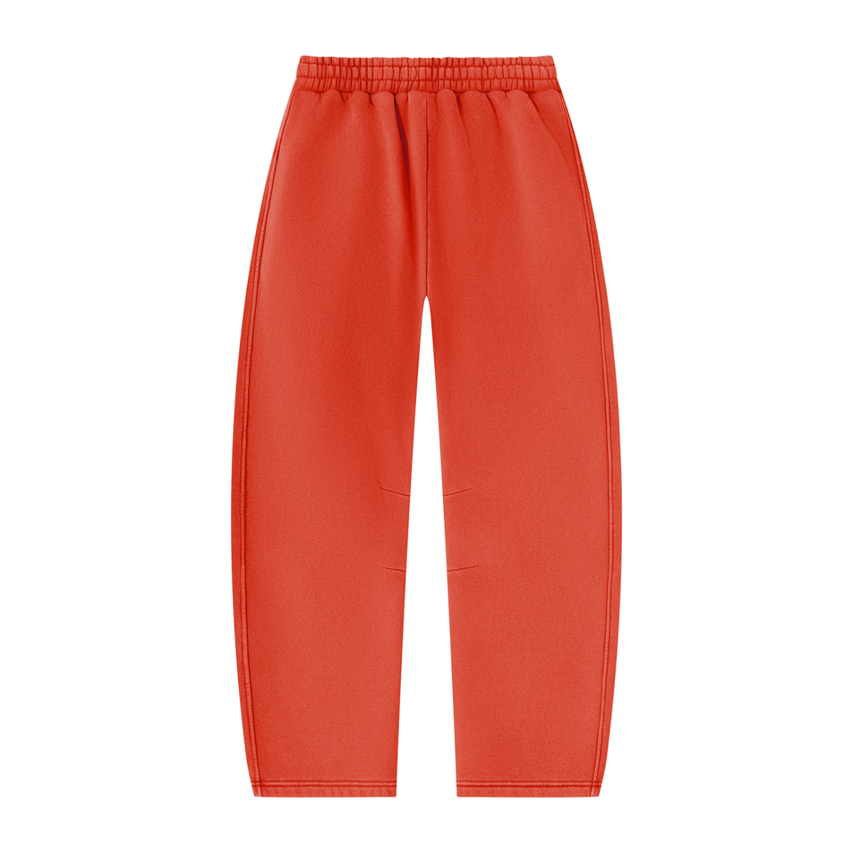 Pantalon de jogging délavé en molleton coupe barrel — 390 GSM