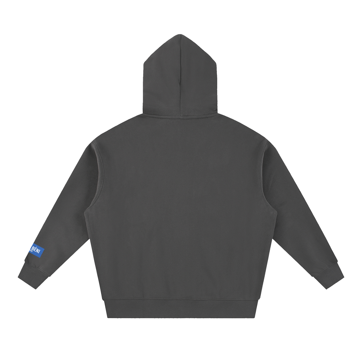 Sweat à capuche ample Signature Cobalt — 345 GSM