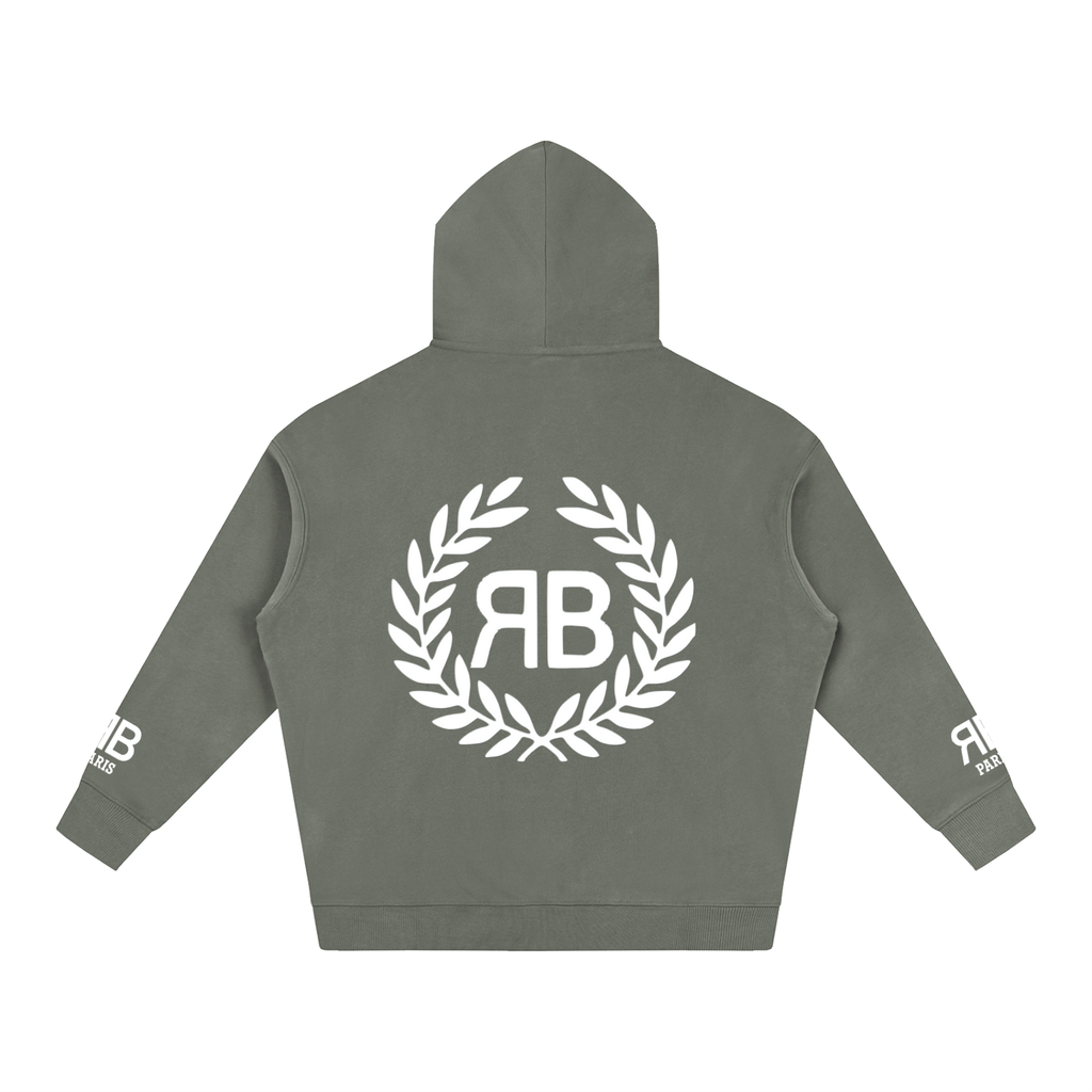 Sweat à capuche ample Mode de Luxe — 350 GSM