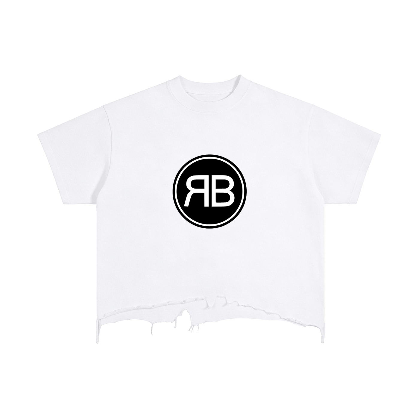 Tee Vintage Wash RUE BÉNI — Blanc / Boxy Distressed