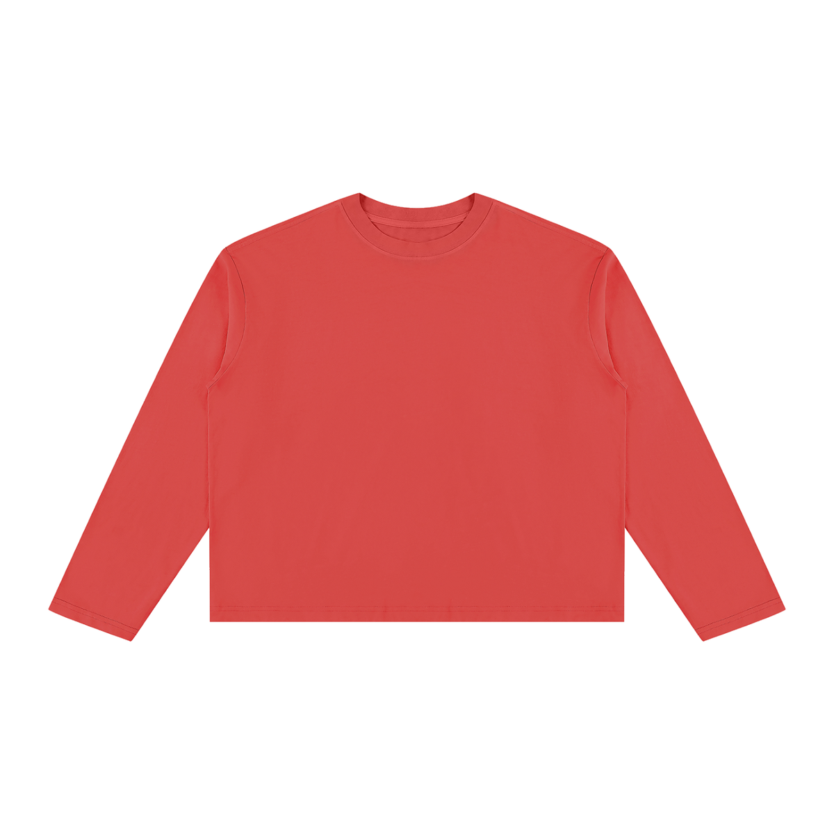 T-shirt ample à manches longues Signature Cobalt — 230 GSM