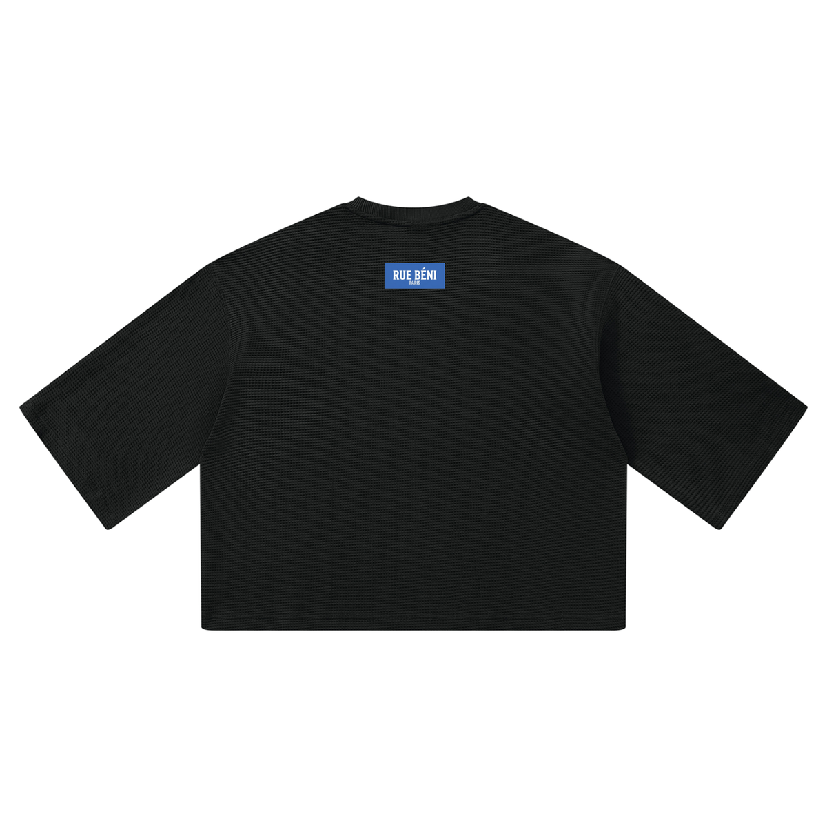 T-shirt gaufré coupe boxy — 350 GSM