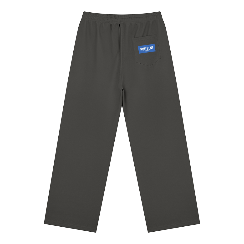 Pantalon de jogging droit Signature Cobalt — 350 GSM