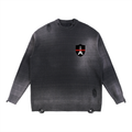 Pull ample délavé à effet usé — 425 GSM