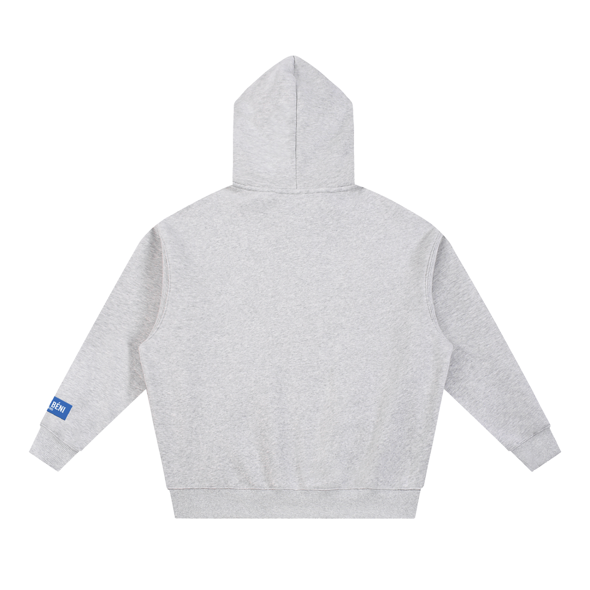 Sweat à capuche ample Signature Cobalt — 345 GSM