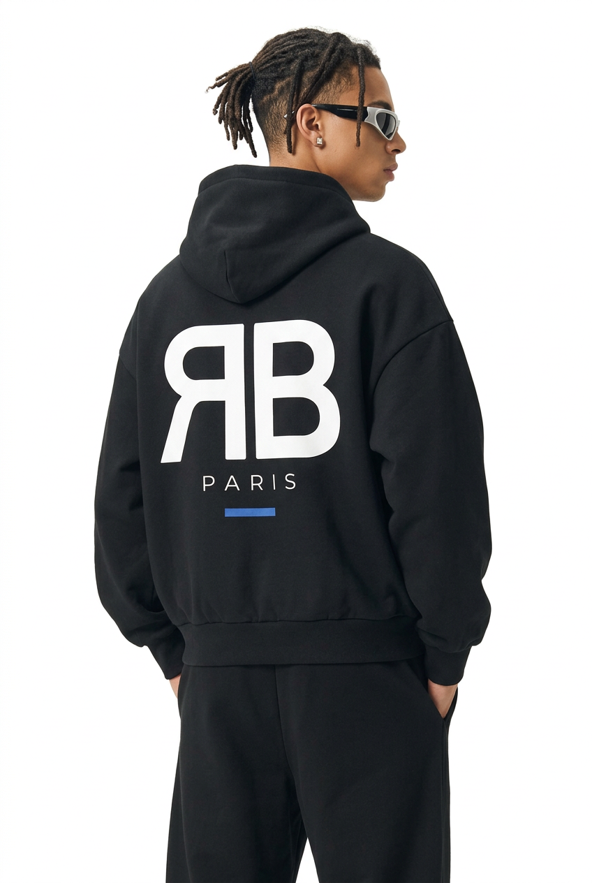 Signature RB Paris three-quarter back mockup